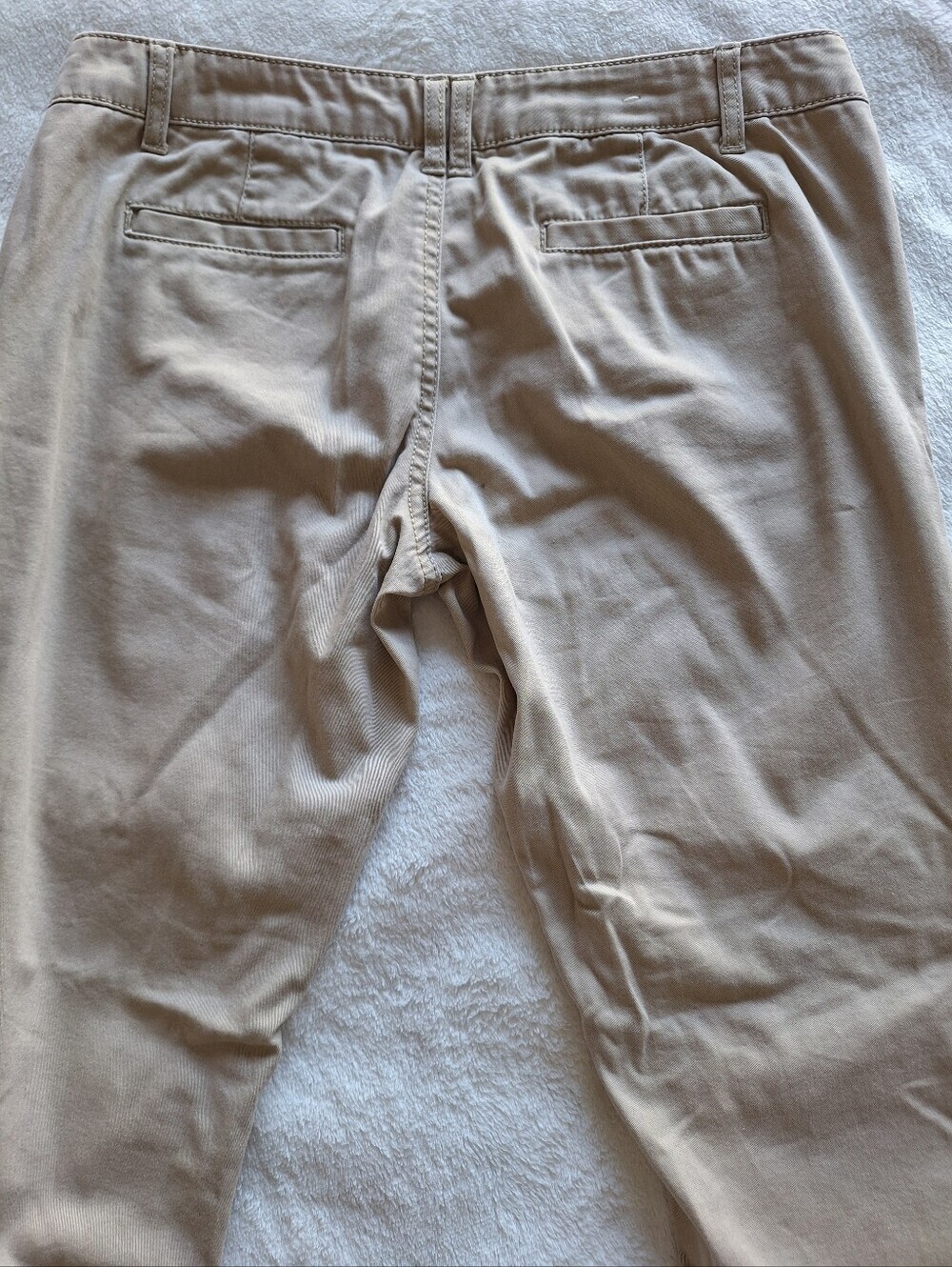 Mossimo Low Rise Skinny Khaki Chino Pants Tan Beige Size 6 - Picture 9 of 10